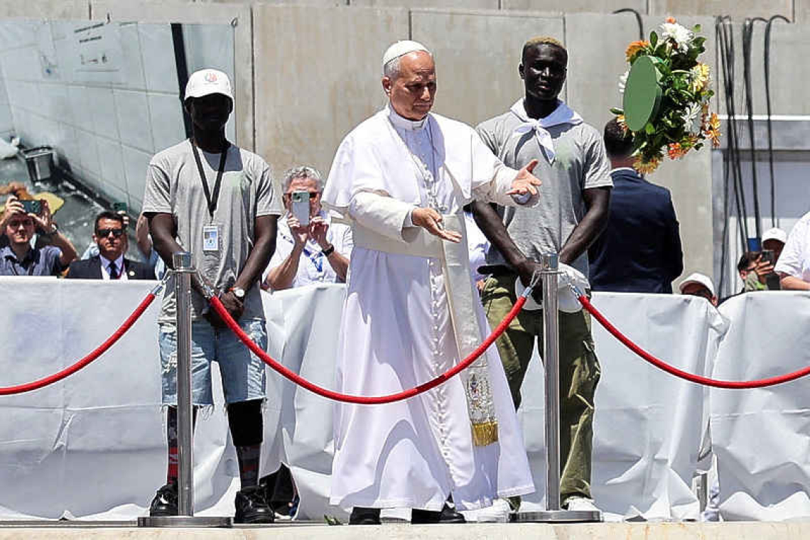 Pope Leo says history will condemn  leaders who ignore migrant deaths